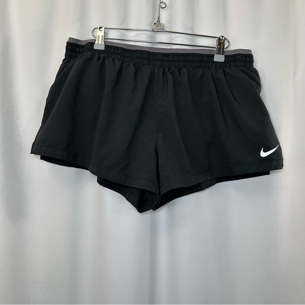 Nike Black Athletic Shorts Lightweight Performance